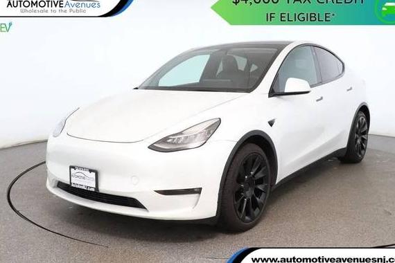 TESLA MODEL Y 2021 5YJYGAEE3MF180610 image